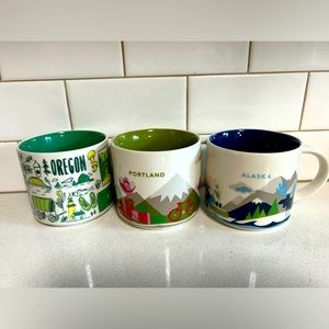 Starbucks Been There / You are Here Mugs